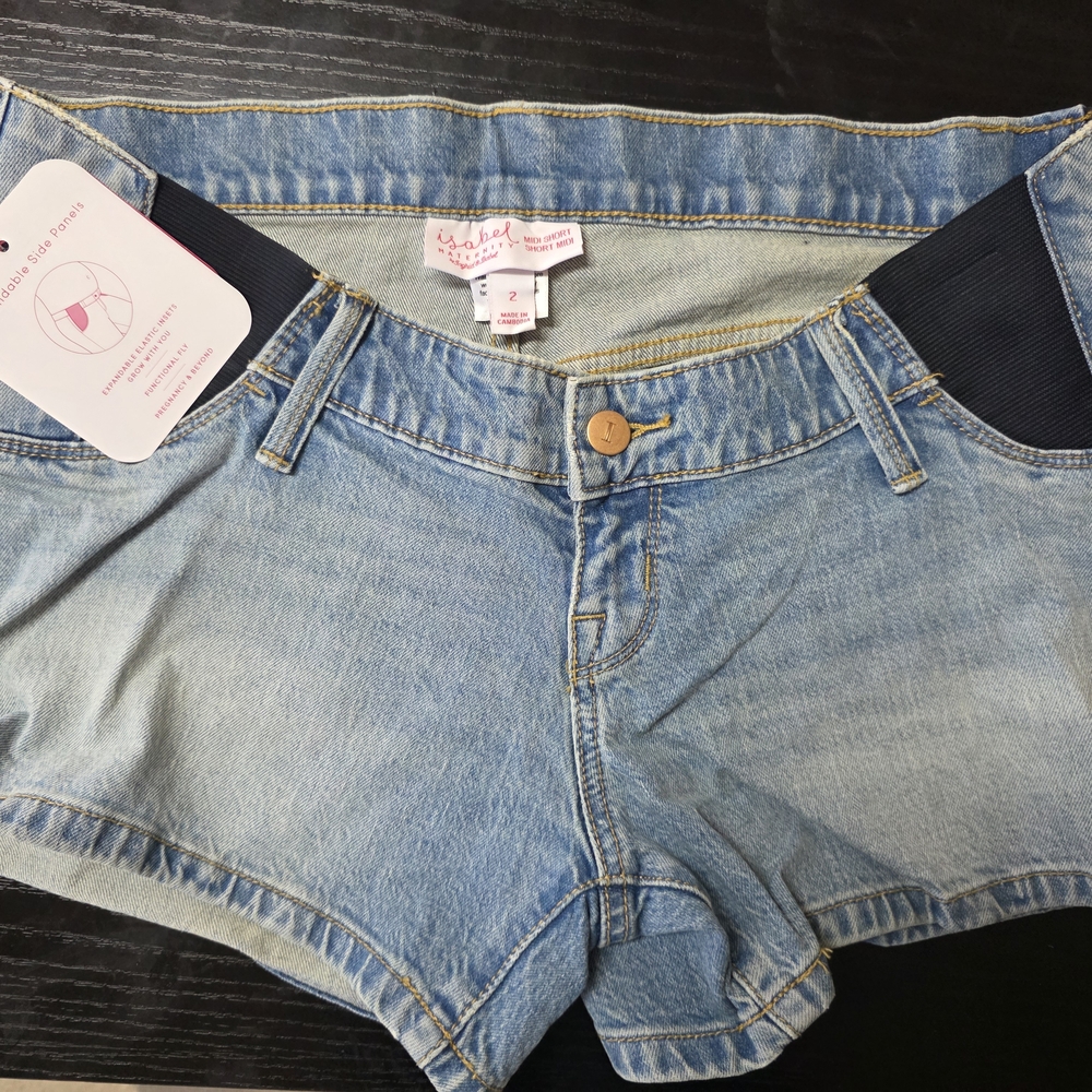 Maternity Jean Shorts By Ingrid & Isabel